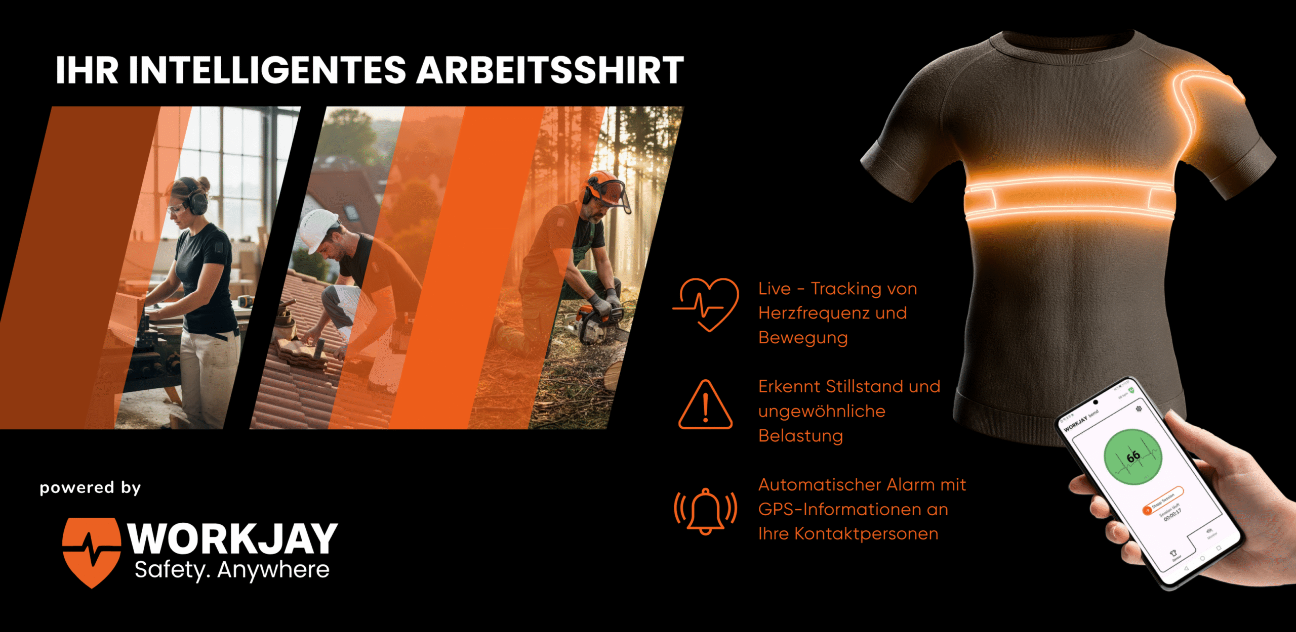 Smarte Schutzkleidung mit integrierter Sensorik - Made in Germany